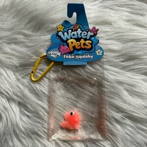 NEW Taba Squishy Water Pets Fish Fidget Toy with clip